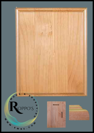 Genuine Red Alder Plaque