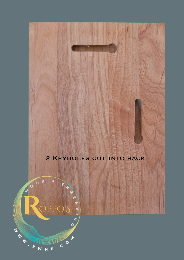 Genuine Red Alder with Walnut Plaque - Image 3