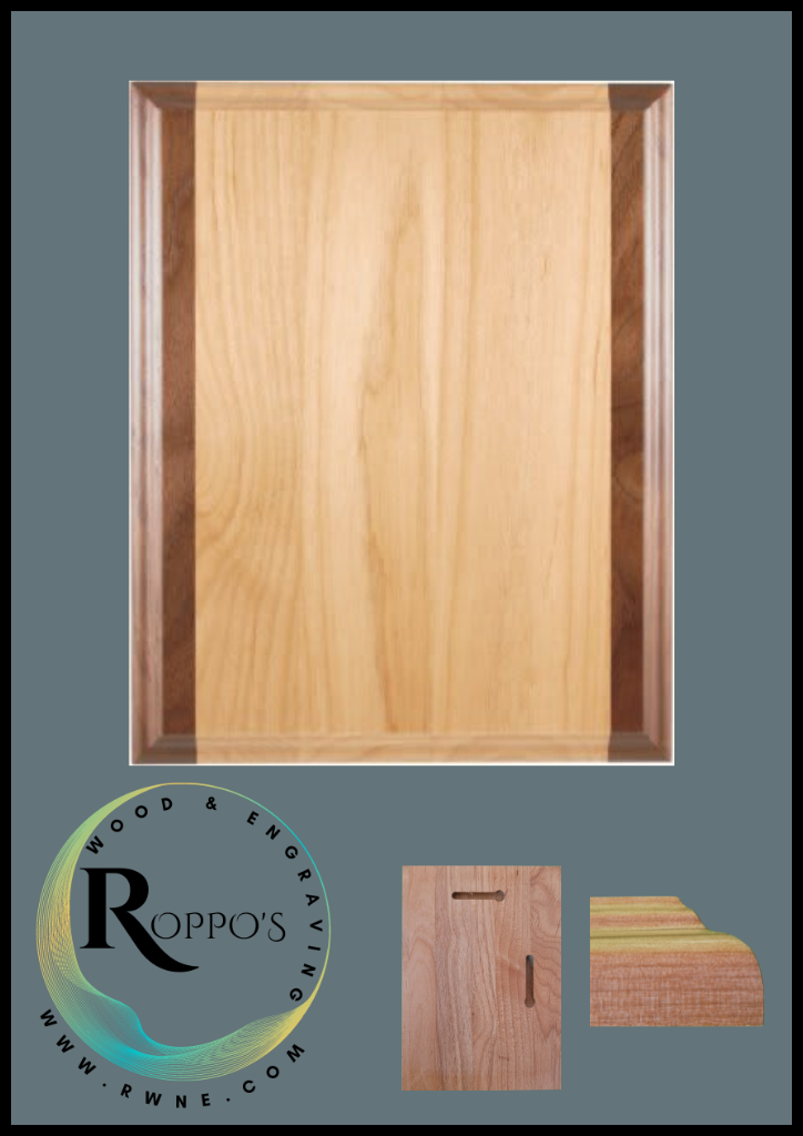 Red Alder with Walnut Plaque