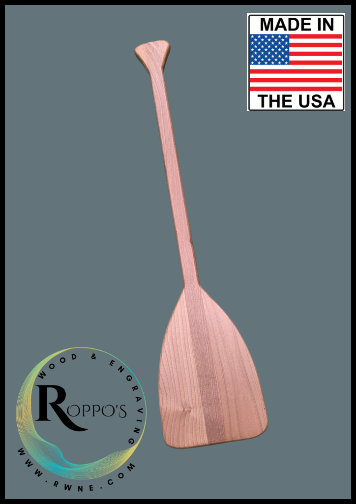 Wooden Paddle.